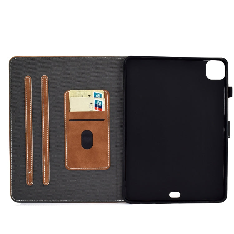 For iPad Air 2022 / 2020 10.9 Cowhide Texture Horizontal Flip Leather Case with Holder & Card Slots & Sleep / Wake-up Function(Brown) - free shipping - PMC TechLife - Order now!