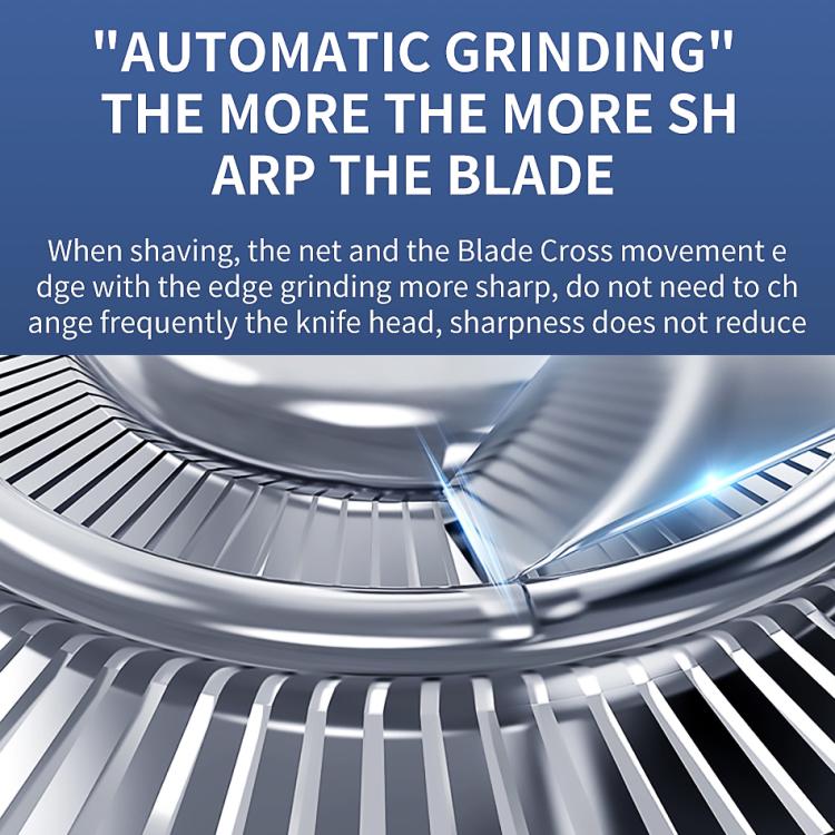 VGR V-395 Six Cuttter Heads IPX6 Electric Shaver(Silver) - free shipping - PMC TechLife - Order now!