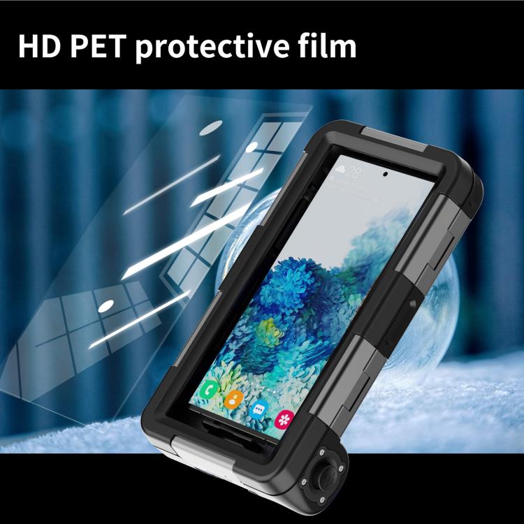 RedPepper 4th Generation Diving Protective Case, Waterproof depth: 15m(Black) - Waterproof Bag by RedPepper | Online Shopping South Africa | PMc TechLife | Buy Now Pay Later Mobicred