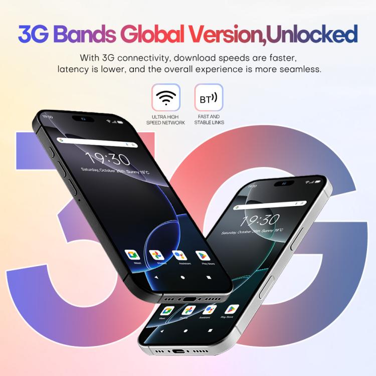 A88 / i16 Pro Max, 2GB+16GB, 6.6 inch Android 8.1 MTK6580A Quad Core, OTG, Network: 3G, Dual SIM, Plug:AU Plug(Titanium Grey) - free shipping - PMc TechLife - Order now!