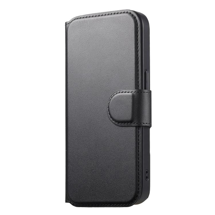 For iPhone 16e CaseNeo Finger Grip Strap MagSafe Leather Phone Case(Black) - free shipping - PMc TechLife - Order now!