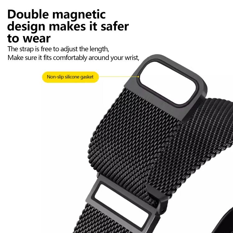 Kalebol 22mm Universal Loop Double Magnetic Buckle Milanese Strap(Starlight) - free shipping - PMc TechLife - Order now!