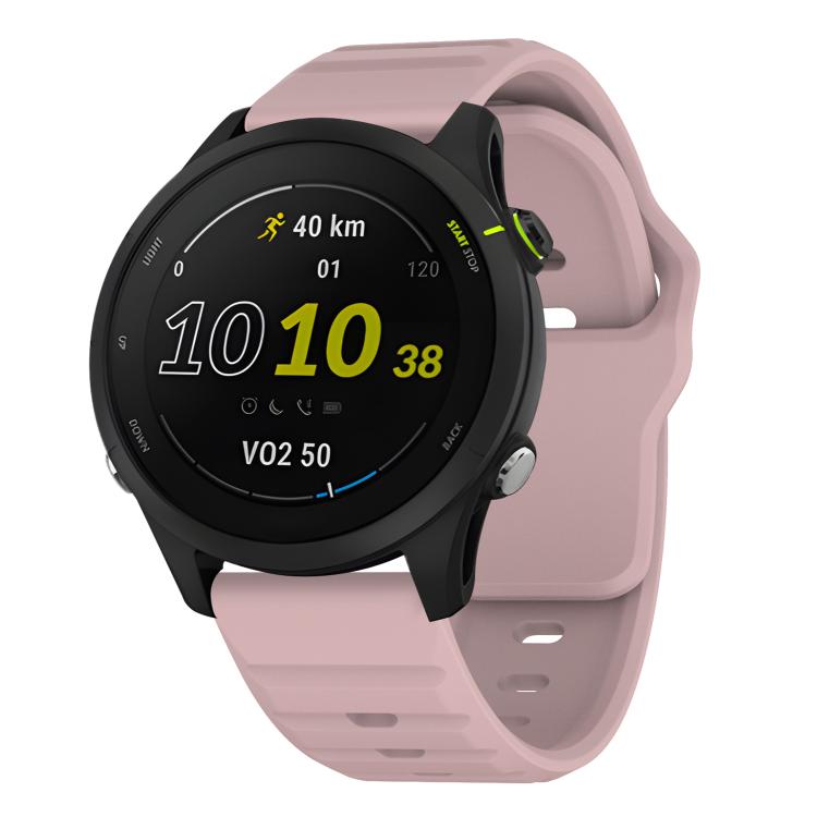 20mm Kalebol Wave Pattern Studded Buckle Silicone Watch Band(Rose Pink) - 20mm Bands by Kalebol | Online Shopping South Africa | PMc TechLife | Buy Now Pay Later Mobicred