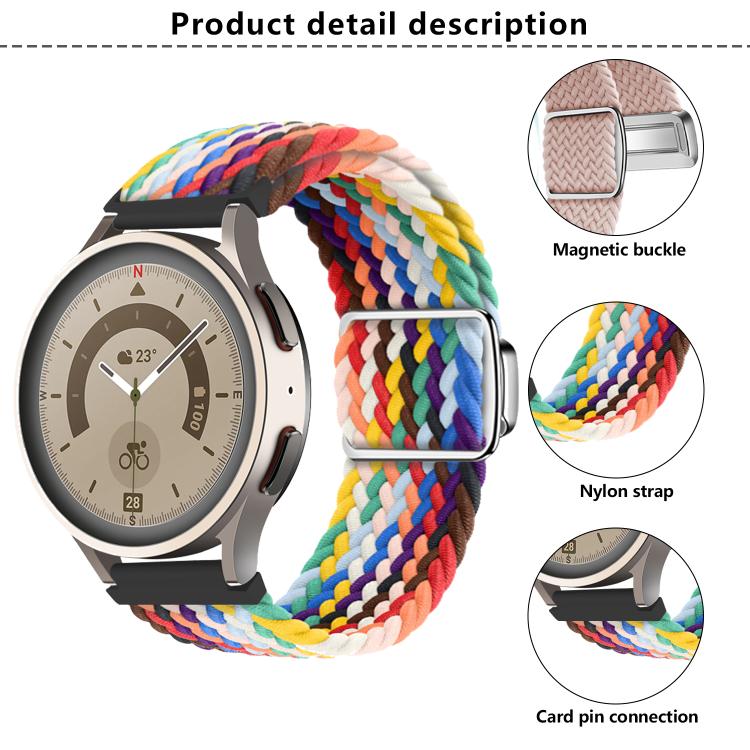 22mm Kalebol Nylon Braided Loop Magnetic Buckle Watch Band(Space Grey) - free shipping - PMc TechLife - Order now!