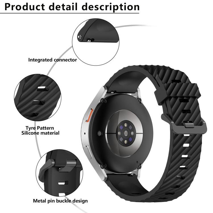 20mm Kalebol Steel Buckle Spruce Silicone Watch Band(Space Grey) - free shipping - PMc TechLife - Order now!