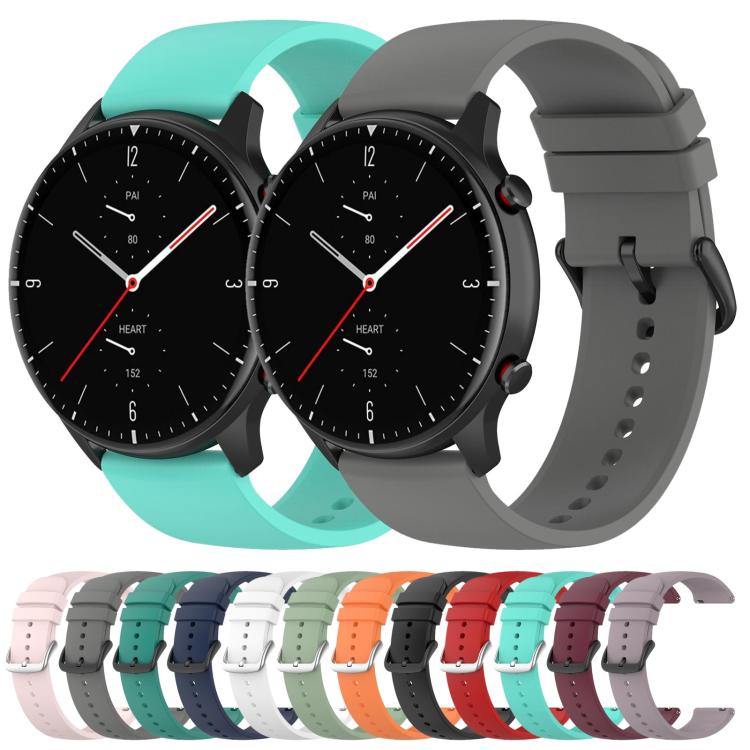 20mm Kalebol Round Tail Silicone Watch Band(Wine Red) - 20mm Bands by Kalebol | Online Shopping South Africa | PMc TechLife | Buy Now Pay Later Mobicred