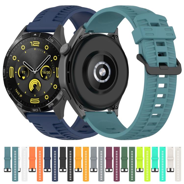 22mm Kalebol Black Buckle Tire Pattern Silicone Watch Band(Wine Red) - free shipping - PMc TechLife - Order now!