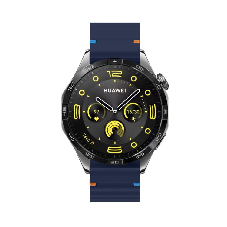 20mm Kalebol Wave Stitch Silicone Watch Band(Midnight Blue) - free shipping - PMc TechLife - Order now!