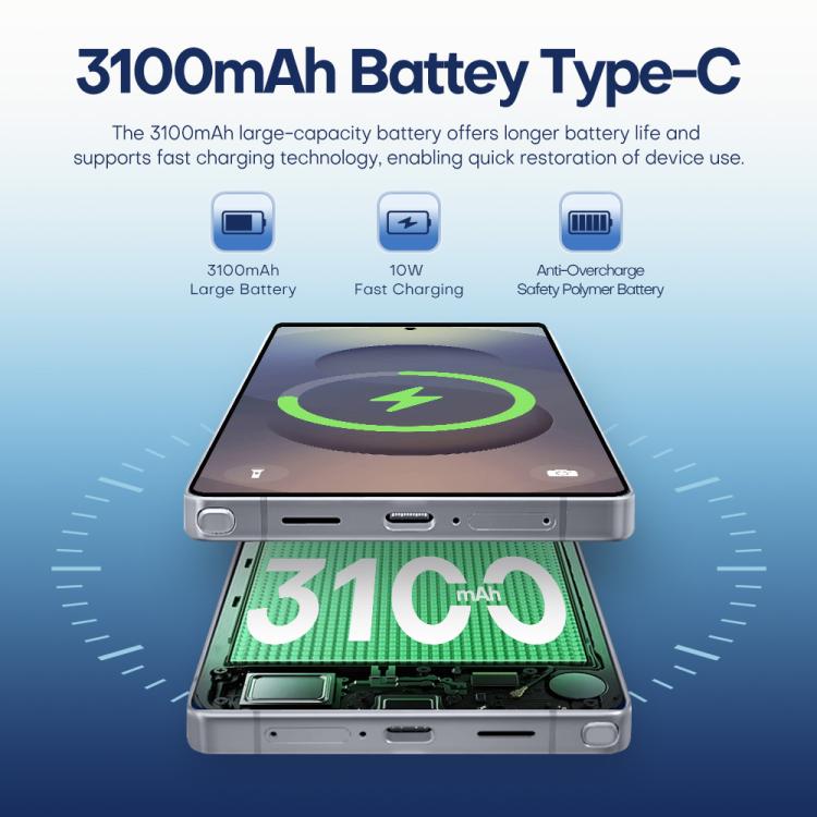 F10 / S25 Ultra, 2GB+16GB, 6.75 inch Android 8.1 MTK6753 Octa Core, Network: 3G, Dual SIM, Plug:US Plug(Titanium Blue) - free shipping - PMc TechLife - Order now!