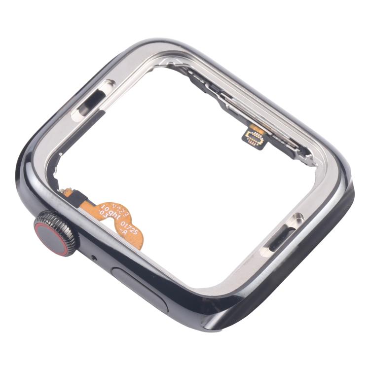 For Apple Watch Series 4 44mm LTE Graphite Steel Middle Frame Bezel Plate with Crown Spin Axis Flex Cable - Middle Frame by PMc TechLife | Online Shopping South Africa | PMc TechLife | Buy Now Pay Later Mobicred