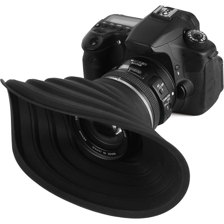 Universal Silicone Lens Hood, Size:30-50mm(Black) - free shipping - PMC TechLife - Order now!