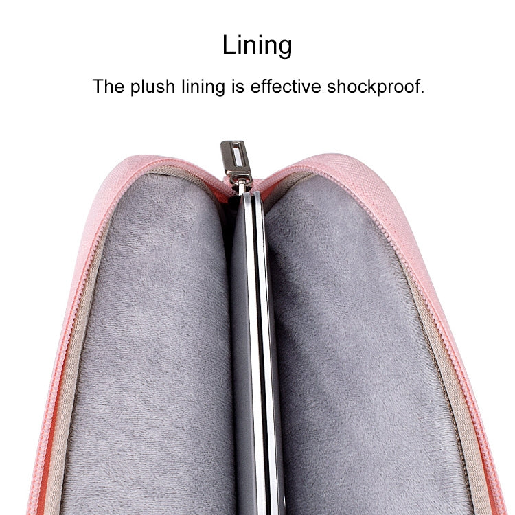 ST08 Handheld Briefcase Carrying Storage Bag without Shoulder Strap for 14.1 inch Laptop(Grey) - 14.1 inch by PMC Jewellery | Online Shopping South Africa | PMC Jewellery | Buy Now Pay Later Mobicred