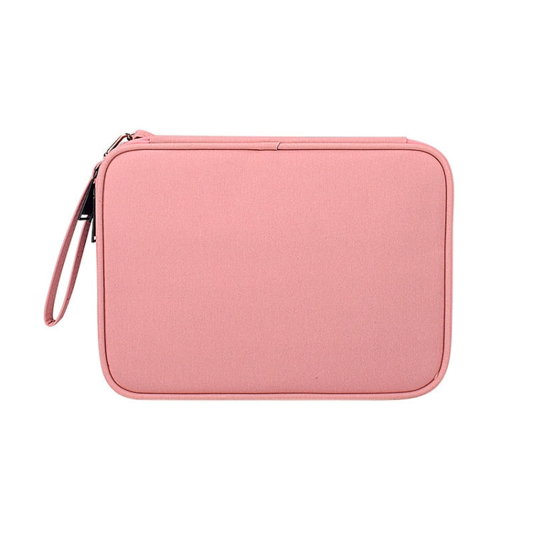 SM01 Multi-function Waterproof Double Layer Data Cable Earphone U Disk Digital Accessories Storage Bag, Size: S(Pink) - Other by PMC Jewellery | Online Shopping South Africa | PMC Jewellery | Buy Now Pay Later Mobicred