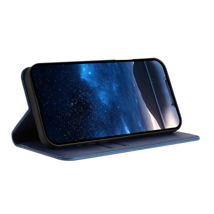 For iPhone 17 Pro Strong Magnetic Frosted Flip Leather Phone Case(Royal Blue) - free shipping - PMc TechLife - Order now!
