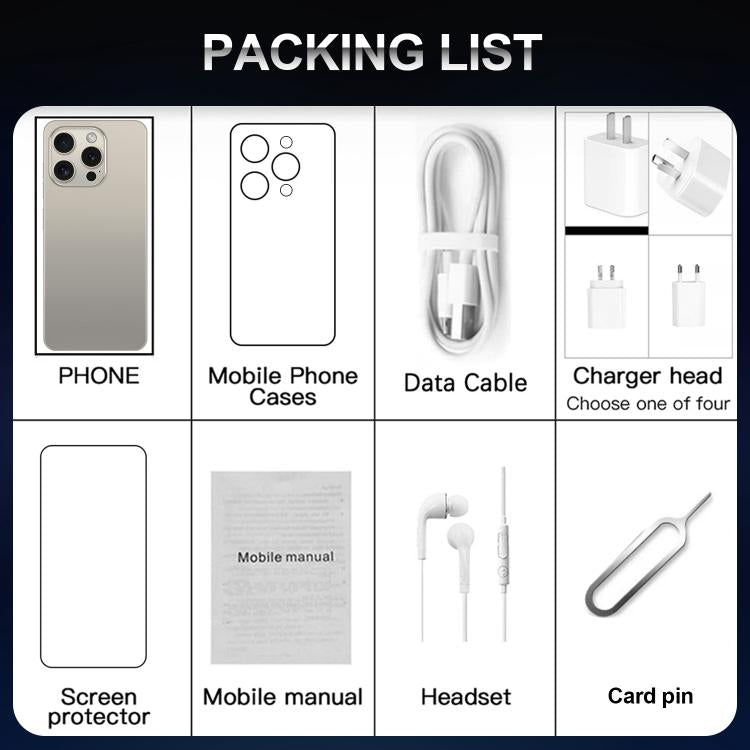 I16 Pro Max / VD1, 3GB+32GB, 6.8 inch Android 10 MTK6753 Octa Core, Network: 4G, Dual SIM, Plug:US Plug(Pink) - free shipping - PMc TechLife - Order now!