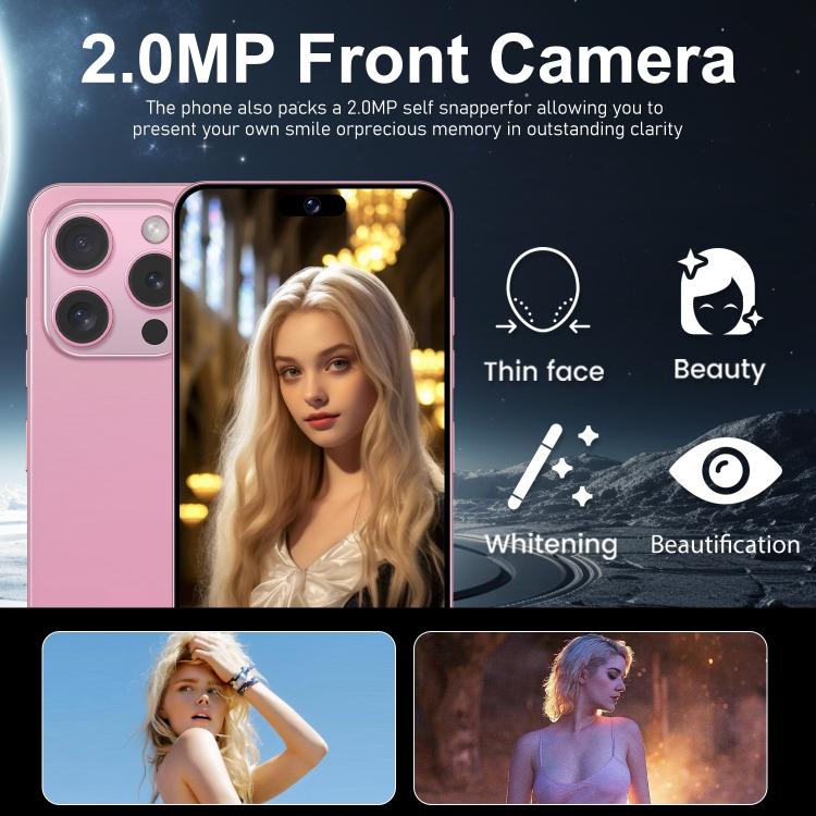 I16 Pro Max / VD1, 3GB+32GB, 6.8 inch Android 10 MTK6753 Octa Core, Network: 4G, Dual SIM, Plug:UK Plug(Blue) - free shipping - PMc TechLife - Order now!