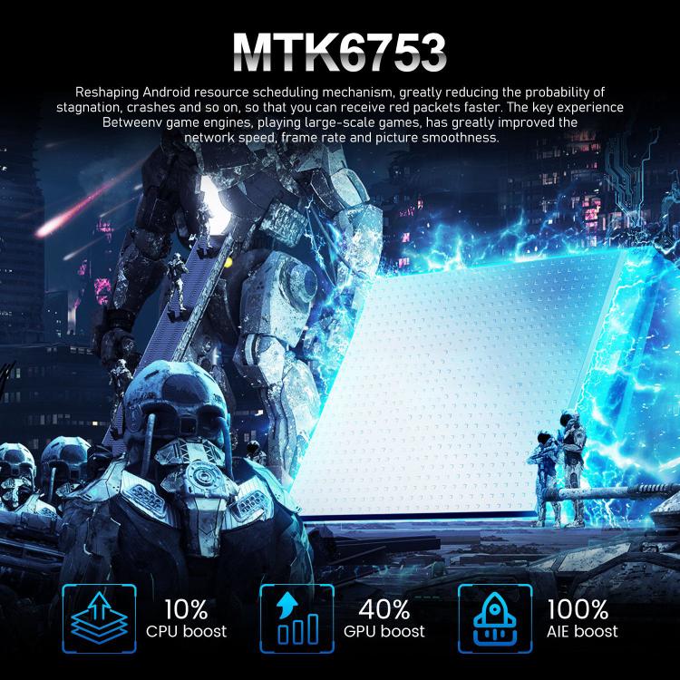 I16 Pro Max / VD1, 3GB+32GB, 6.8 inch Android 10 MTK6753 Octa Core, Network: 4G, Dual SIM, Plug:EU Plug(Blue) - free shipping - PMc TechLife - Order now!