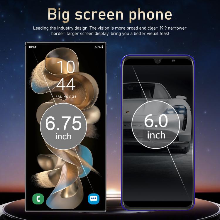 S24 Ultra / S7, 4GB+128GB, 6.75 inch Android 10 MTK6750 Octa Core, Network: 4G, Dual SIM, Plug:AU Plug(Gold) - free shipping - PMc TechLife - Order now!