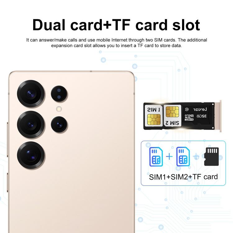 S25 Ultra / S11, 4GB+64GB, 6.75 inch Android 12 MTK6762 Octa Core, Network: 4G, Dual SIM, Plug:US Plug(White) - free shipping - PMc TechLife - Order now!