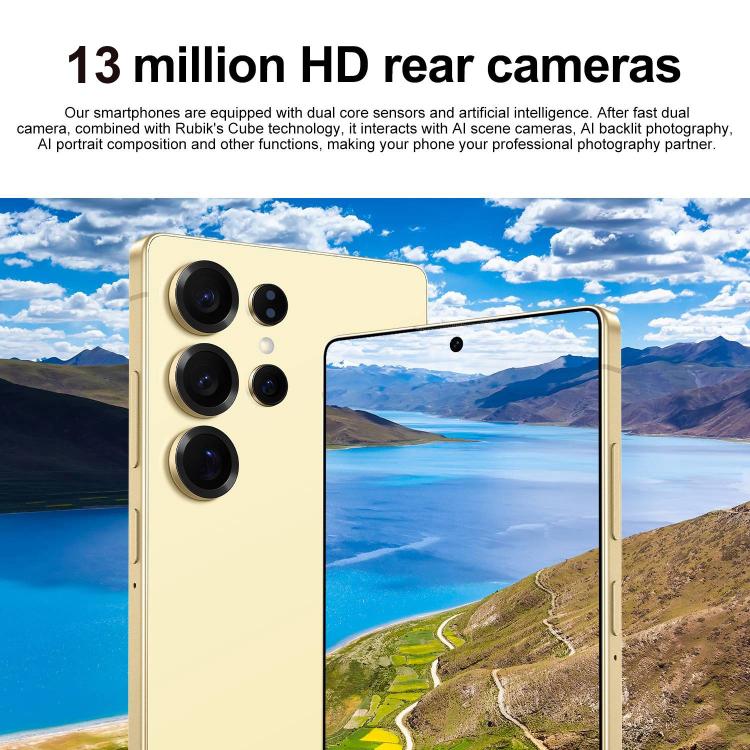 S25 Ultra / S11, 4GB+64GB, 6.75 inch Android 12 MTK6762 Octa Core, Network: 4G, Dual SIM, Plug:US Plug(White) - free shipping - PMc TechLife - Order now!