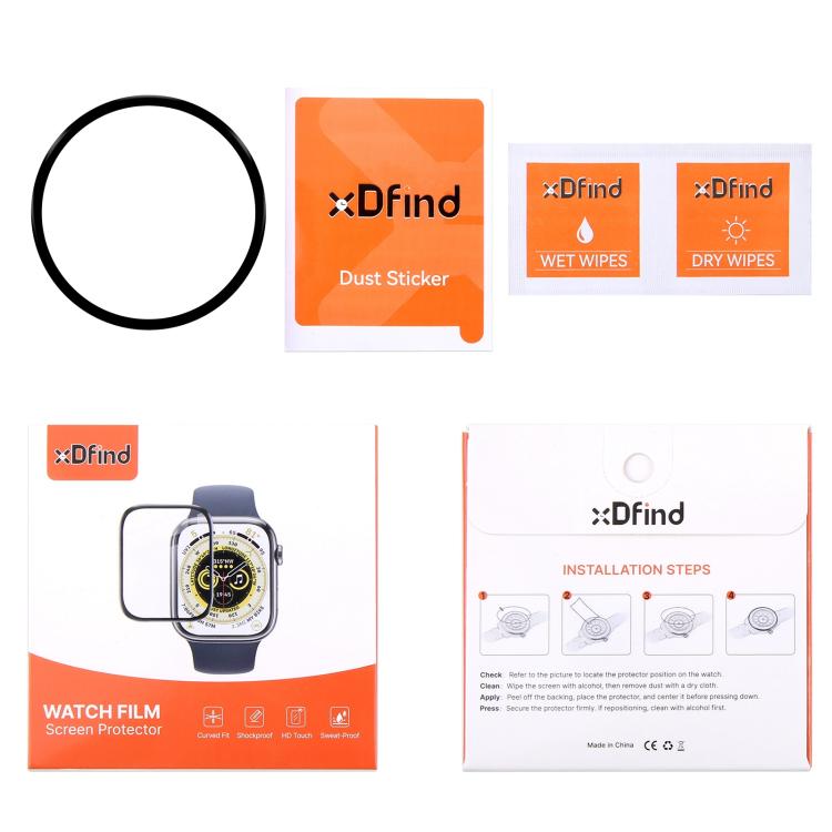 For Samsung Galaxy Watch7 40mm 2pcs xDfind Curved 3D Composite Material Soft Film Screen Protector - free shipping - PMc TechLife - Order now!
