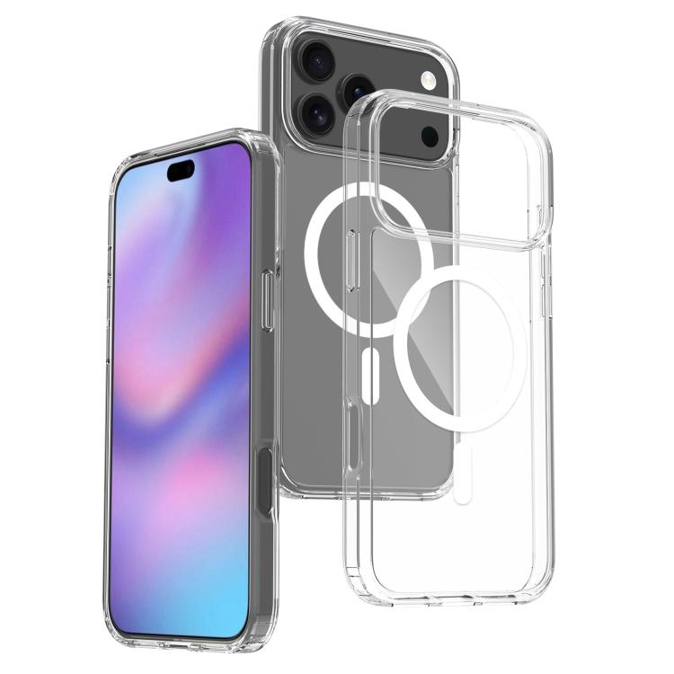 For iPhone 17 Pro Max Scratchproof PC Hybrid TPU Magsafe Phone Case(Transparent) - free shipping - PMc TechLife - Order now!