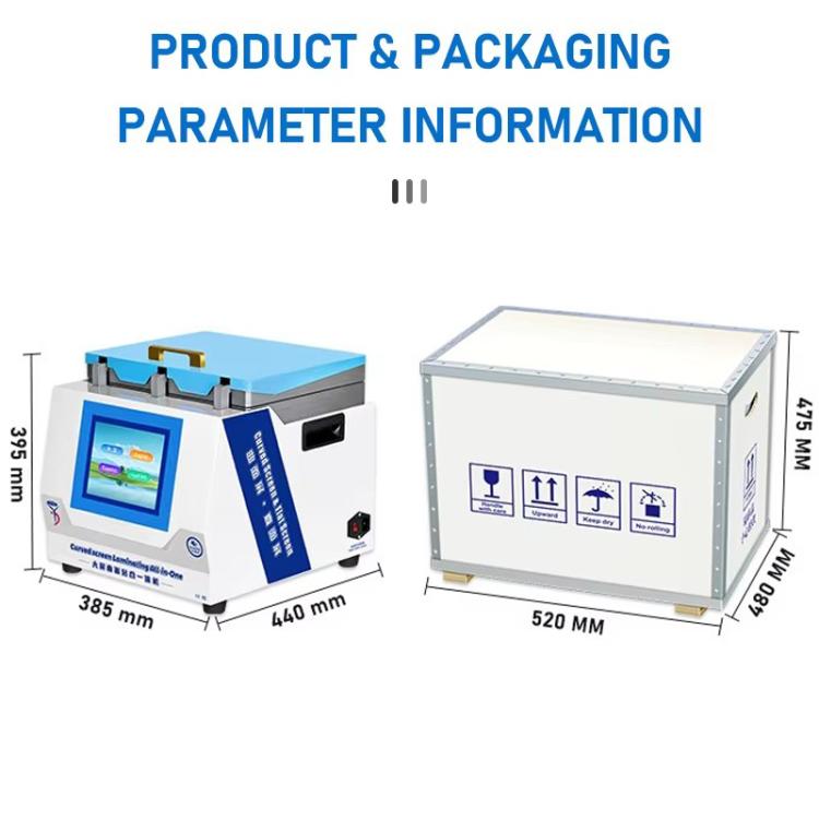 YYD YD-639 UV Curing Laminating Defoaming All-in-One, Plug:EU Plug - free shipping - PMC TechLife - Order now!