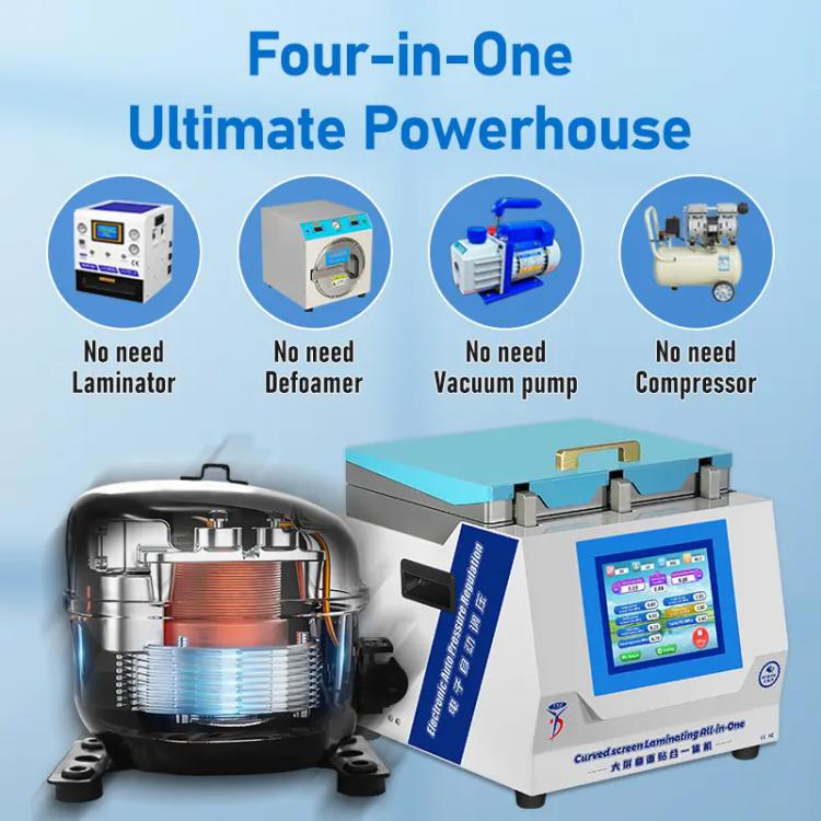 YYD YD-639 UV Curing Laminating Defoaming All-in-One, Plug:EU Plug - free shipping - PMC TechLife - Order now!