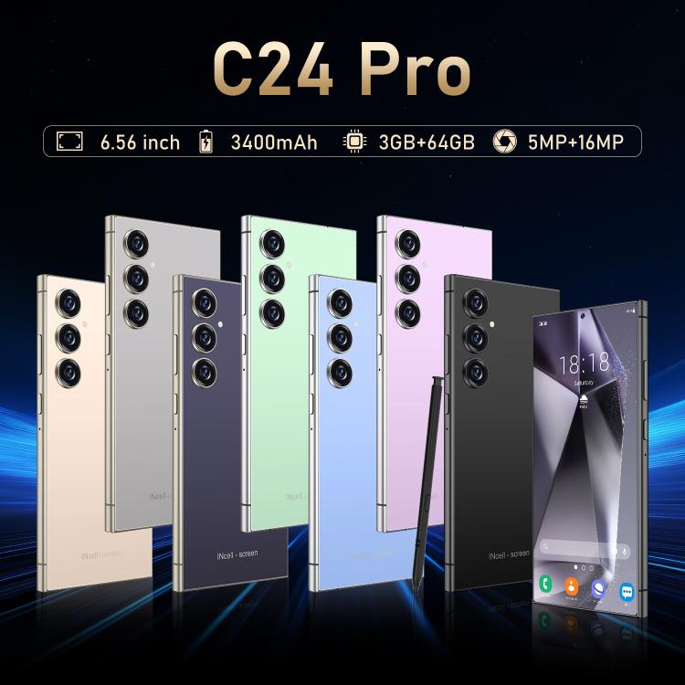 C24 Pro / S3-3, 3GB+64GB, 6.56 inch Android 10 MTK6739 Quad Core, Network: 4G, Dual SIM, Plug:EU Plug(Pink) - free shipping - PMc TechLife - Order now!