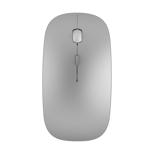 WIWU Wimic Lite WM102 2.4G Simple Office Home Rechargeable Mute Wireless Mouse(Silver) - Wireless Mice by WIWU | Online Shopping South Africa | PMC Jewellery | Buy Now Pay Later Mobicred