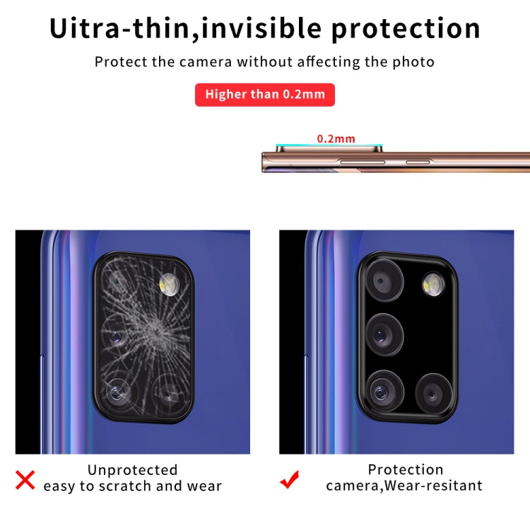 For Samsung Galaxy A31 Silk Screen Luminous Ring Back Camera Lens Film - free shipping - PMC TechLife - Order now!