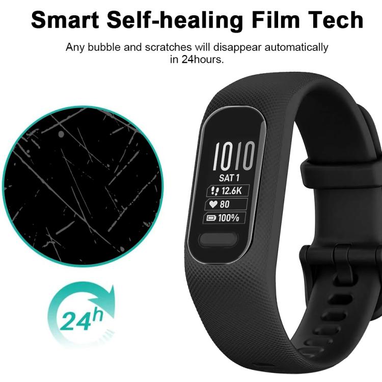 For Garmin vivosmart 5 5pcs xDfind Soft Hydrogel Film Full Cover Front Protector - free shipping - PMC TechLife - Order now!