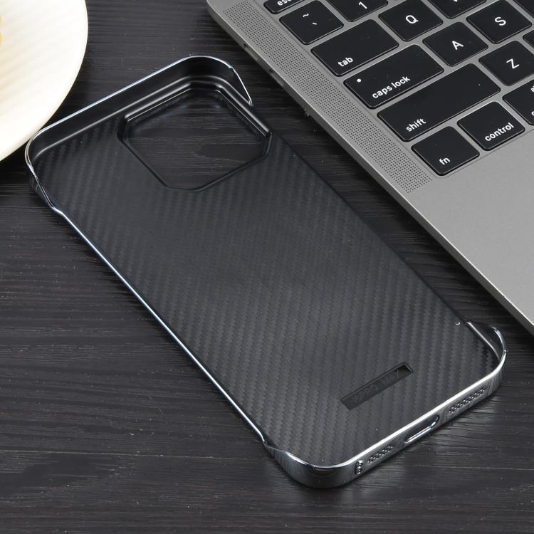 For iPhone 13 Pro Max / 12 Pro Max Electroplating Frameless Frosted Anti-Glare PC MagSafe Phone Case(Silver White) - free shipping - PMC TechLife - Order now!