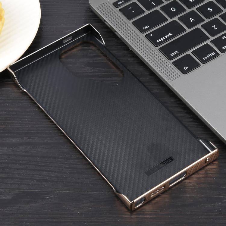 For Samsung Galaxy S22 Ultra 5G Electroplating Frameless Frosted Anti-Glare PC MagSafe Phone Case(Desert Gold) - free shipping - PMC TechLife - Order now!