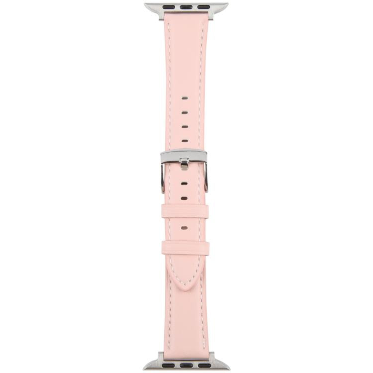 For Apple Watch 46mm / 49mm / 45mm / 44mm Silk Microfiber Leather Watch Band(Pink) - Watch Bands by PMC TechLife | Online Shopping South Africa | PMC TechLife | Buy Now Pay Later Mobicred