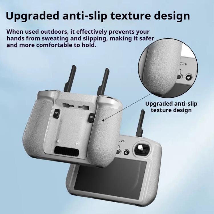 For DJI RC 2 Remote Control Shockproof Anti-scratch Silicone Case(Grey) - free shipping - PMC TechLife - Order now!