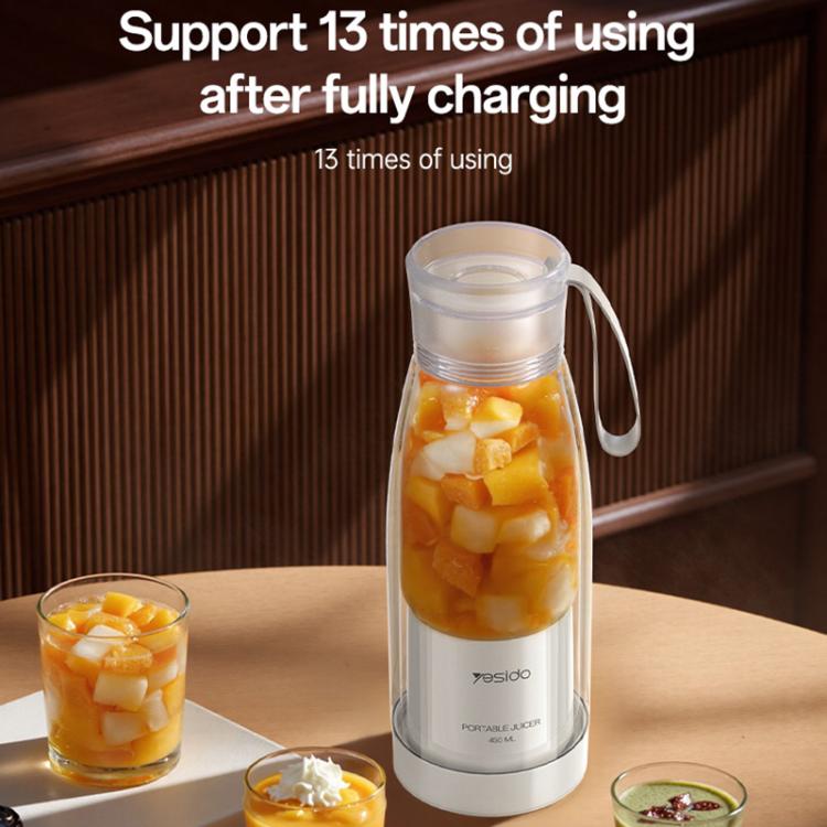 Yesido EC17 80W Portable Multi-Function Juicer(White) - free shipping - PMC TechLife - Order now!