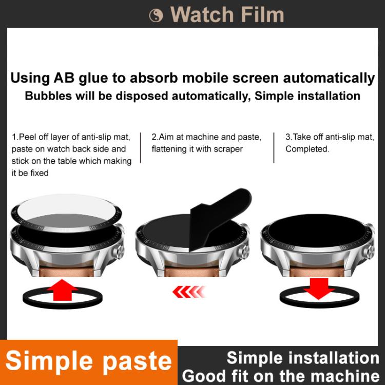 For OnePlus Watch 3 46mm IMAK Plexiglass HD Watch Protective Film - free shipping - PMC TechLife - Order now!
