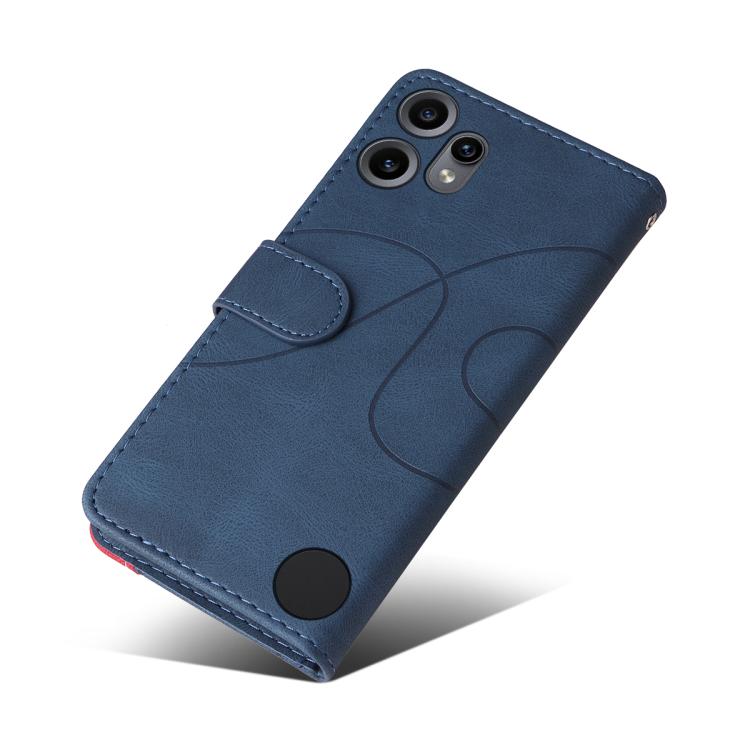 For Nothing CMF Phone 2 Pro Dual-color Splicing Flip Leather Phone Case(Blue) - free shipping - PMC TechLife - Order now!