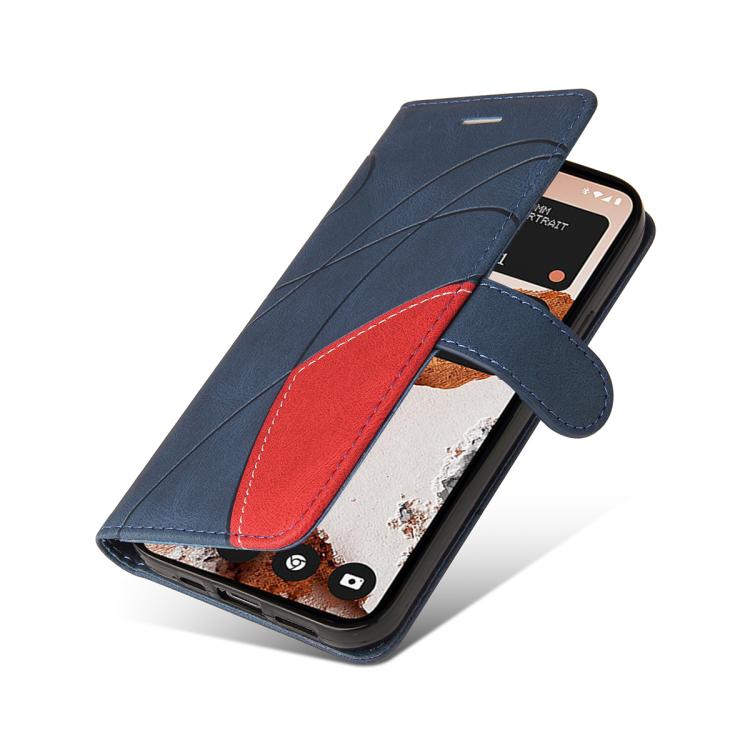 For Nothing CMF Phone 2 Pro Dual-color Splicing Flip Leather Phone Case(Blue) - free shipping - PMC TechLife - Order now!