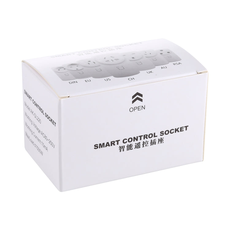 AK-DL220 220V Smart Wireless Remote Control Socket with Remote Control, Plug Type:UK Plug - Smart Socket by PMC Jewellery | Online Shopping South Africa | PMC Jewellery | Buy Now Pay Later Mobicred