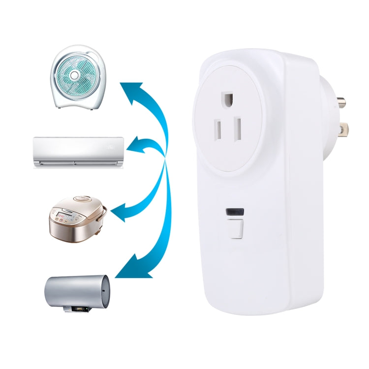 AK-DL220 220V Smart Wireless Remote Control Socket with Remote Control, Plug Type:US Plug - Smart Socket by PMC Jewellery | Online Shopping South Africa | PMC Jewellery | Buy Now Pay Later Mobicred