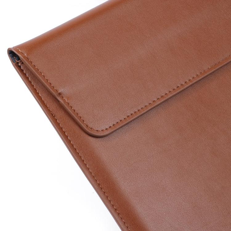 PU Leather Ultra-thin Envelope Bag Laptop Bag for MacBook Air / Pro 11 inch, with Stand Function(Tranquil Blue) - Protective Bags by PMC Jewellery | Online Shopping South Africa | PMC Jewellery | Buy Now Pay Later Mobicred