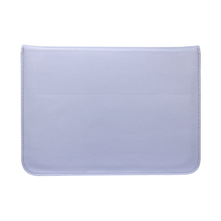 PU Leather Ultra-thin Envelope Bag Laptop Bag for MacBook Air / Pro 15 inch, with Stand Function(Tranquil Blue) - Protective Bags by PMC Jewellery | Online Shopping South Africa | PMC Jewellery | Buy Now Pay Later Mobicred