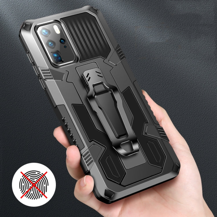 For Huawei P40 Machine Armor Warrior Shockproof PC + TPU Protective Case(Army Green) - Huawei Cases by PMC TechLife | Online Shopping South Africa | PMC TechLife