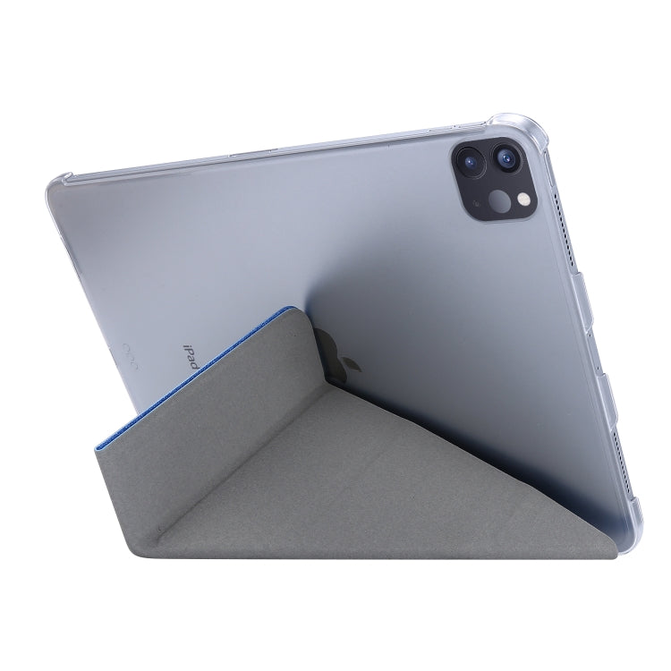 Silk Texture Horizontal Deformation Flip Leather Case with Three-folding Holder For iPad Air 11 2024 / Air 2022 / 2020 10.9(Green) - iPad Air (2022) / (2020) 10.9 Cases by PMC Jewellery | Online Shopping South Africa | PMC Jewellery | Buy Now Pay Later Mobicred