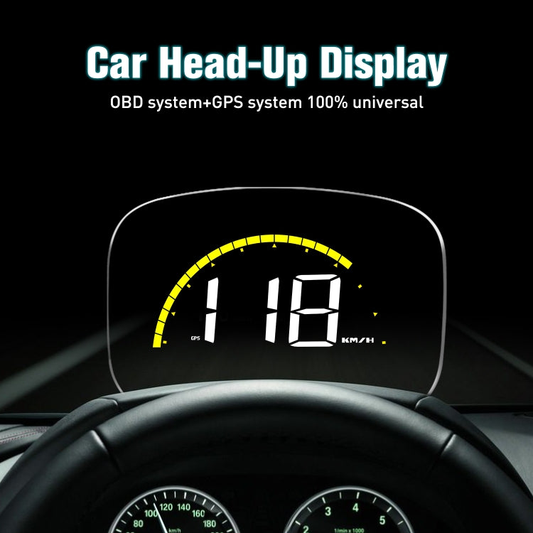 C700S OBD2 + GPS Mode Car HUD Head-up Display Fault Alarm - Head Up Display System by PMC Jewellery | Online Shopping South Africa | PMC Jewellery | Buy Now Pay Later Mobicred