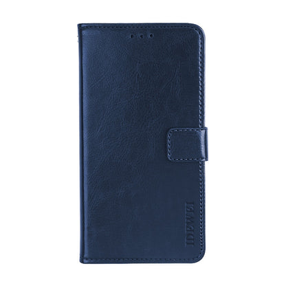 For Blackview BV5500 idewei Crazy Horse Texture Horizontal Flip Leather Case with Holder & Card Slots & Wallet(Dark Blue) - More Brand by idewei | Online Shopping South Africa | PMC Jewellery | Buy Now Pay Later Mobicred