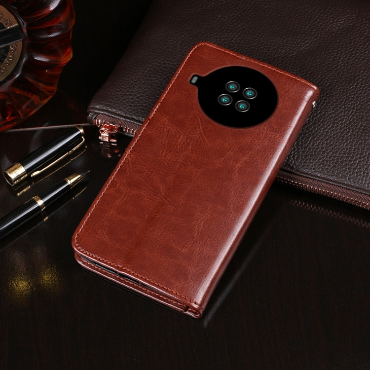 For Cubot Note 20 idewei Crazy Horse Texture Horizontal Flip Leather Case with Holder & Card Slots & Wallet(Rose Red) - More Brand by idewei | Online Shopping South Africa | PMC Jewellery | Buy Now Pay Later Mobicred