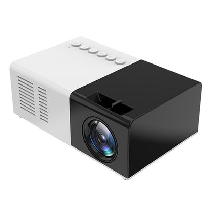 J9 1920x1080P 15 ANSI Portable Home Theater Mini LED HD Digital Projector, Basic Version, UK Plug(Black White) - Mini Projector by PMC Jewellery | Online Shopping South Africa | PMC Jewellery | Buy Now Pay Later Mobicred